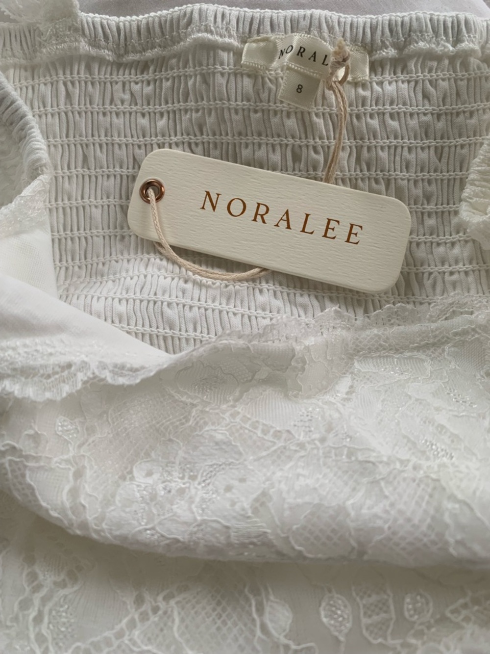 Camilla Flower Girl Dress in White - Picture 8 of 10